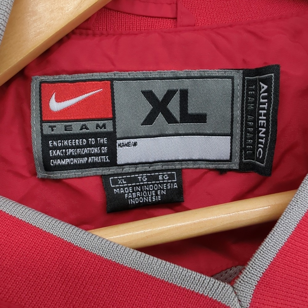 Vintage Ohio State Buckeyes Jacket XL‎ Nike Pullover Windbreaker Center Swoosh - Picture 3 of 15